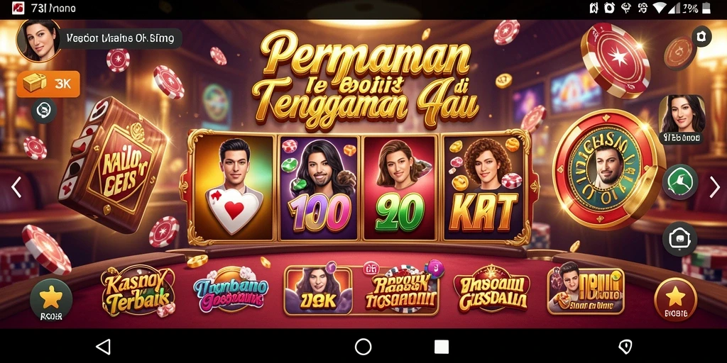 Screenshot utama 73K menampilkan gameplay Kasino yang seru dan menarik.