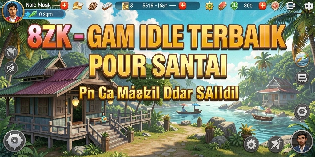 Gameplay santai dan menyenangkan dari 8ZK saat bermain Idle.