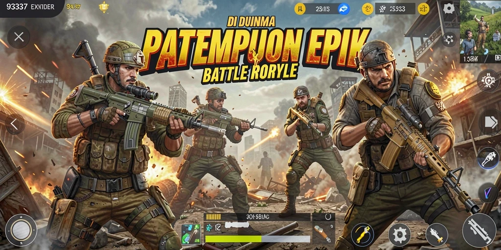 Tangkapan layar utama gameplay seru dalam 93337.