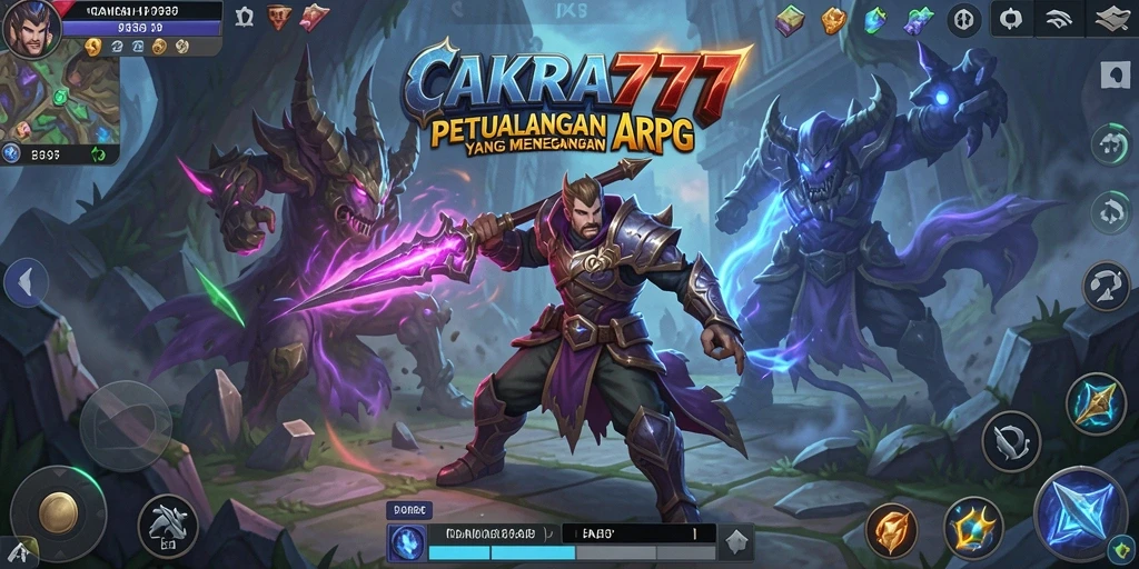 Tangkapan layar menunjukkan aksi seru dalam gameplay ARPG.