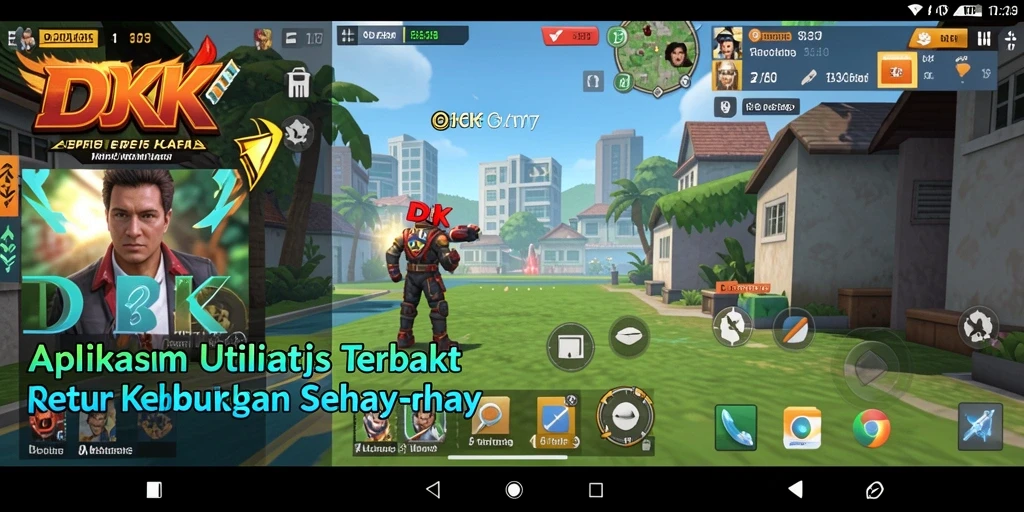 Tampilan aplikasi DKK saat digunakan untuk manajemen tugas.