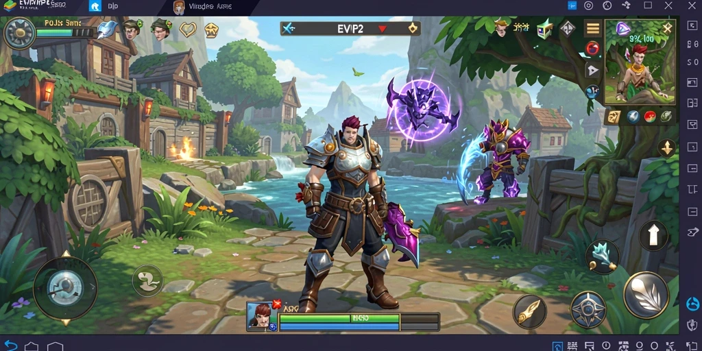 Tangkapan layar gameplay <strong>EVIP2</strong> menampilkan aksi seru dalam pertarungan ARPG.