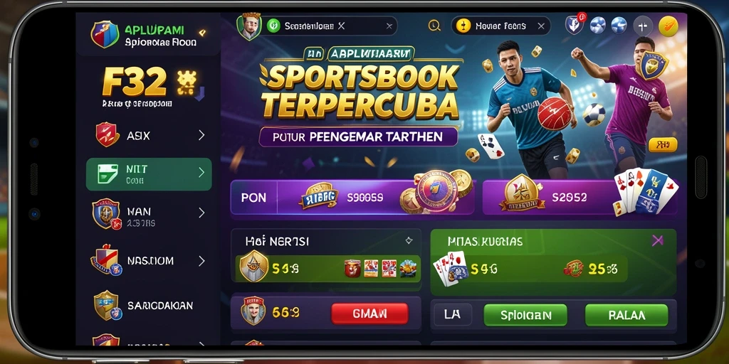 Tampilan gameplay seru dan menarik di F32 Sportsbook.