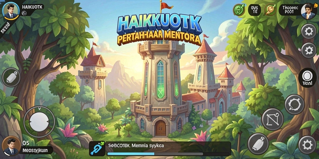 Gameplay seru dan menegangkan dalam HAIKUOTK, tower defense yang mendebarkan.
