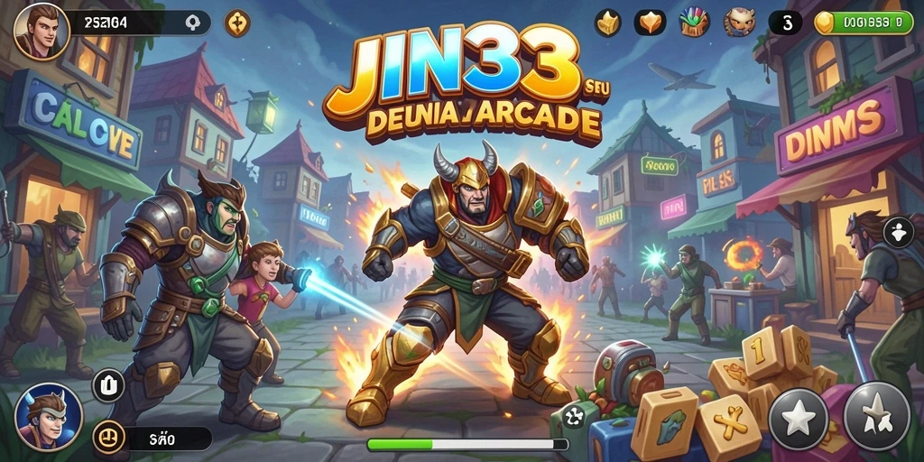 Screenshot gameplay JIN33 menunjukkan aksi seru dan tantangan menarik.