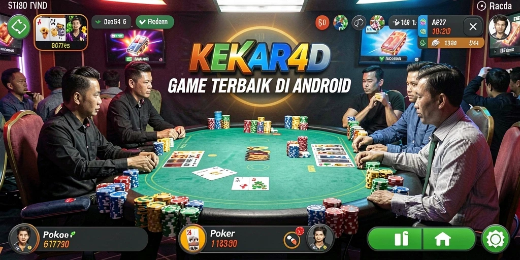 Screenshot gameplay KEKAR4D menampilkan serunya permainan Poker.