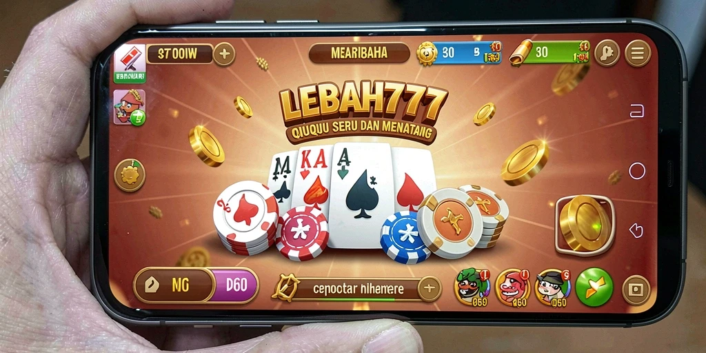 Tangkapan layar gameplay LEBAH777 yang menampilkan serunya permainan QiuQiu.