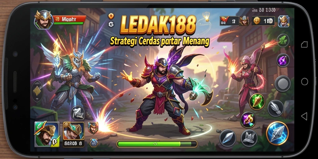 Tangkapan layar dari gameplay LEDAK188 yang menegangkan.