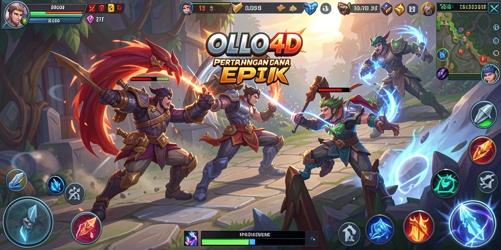 Gameplay seru dan strategi tim di OLLO4D.