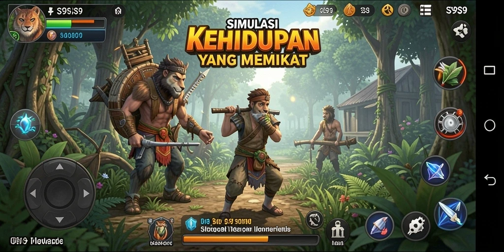 Tampilan gameplay S9S9 yang menarik dan realistis.
