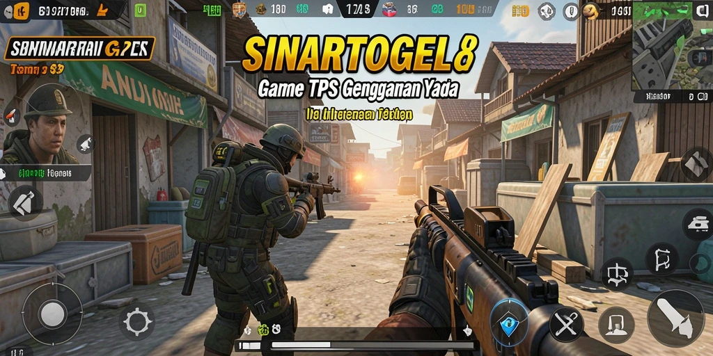 Screenshot gameplay SINARTOGEL menampilkan aksi seru dalam game TPS.