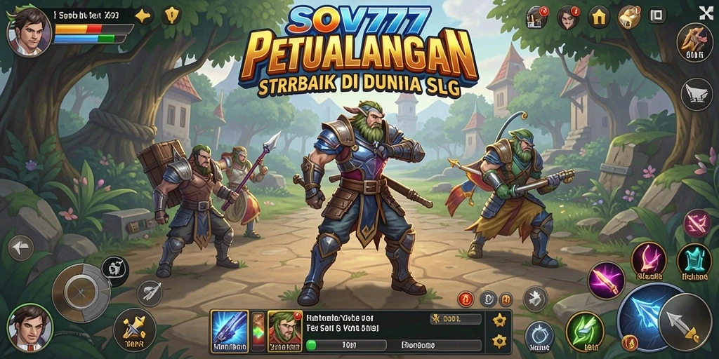 Tampilan gameplay SOV777 yang mendebarkan dan strategis.